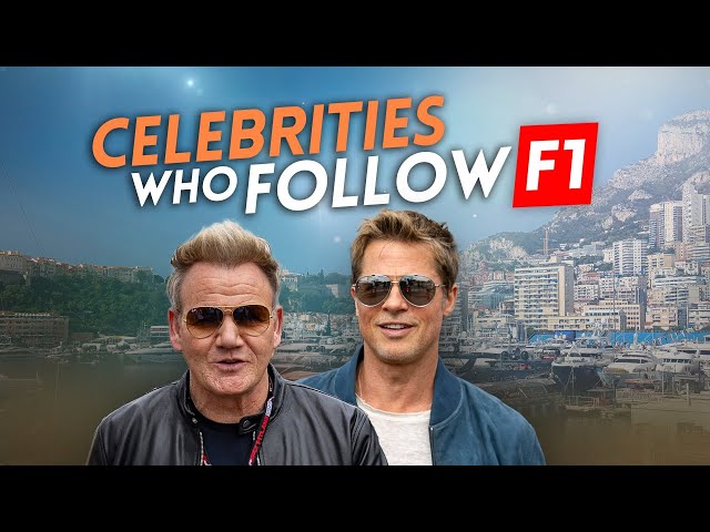 CELEBRITIES who follow F1!