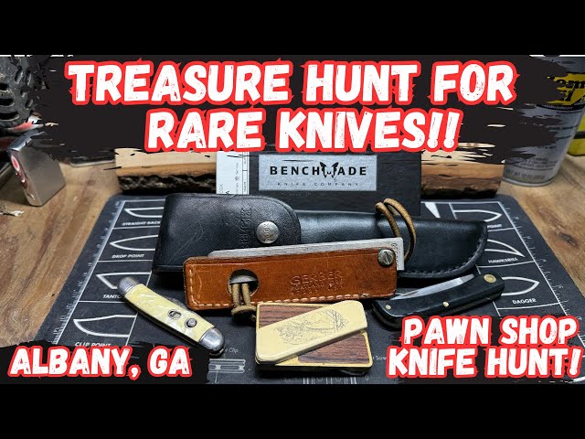 Treasure Hunt for Rare Knives at Albany, GA Pawn Shops!