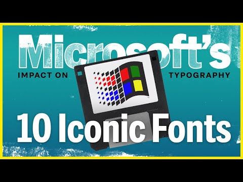 The Typographic Legacy of Microsoft