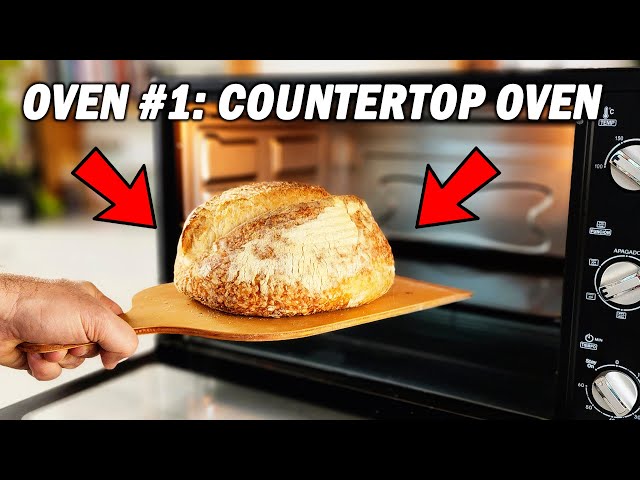 I used 4 ovens to bake the same loaf of bread: these are the results!