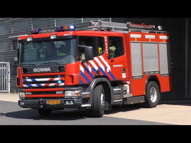 Brandweer Maastricht-Noord, TS 24-4141, met spoed naar OMS handmelder NS OB Nieuweweg Maastricht