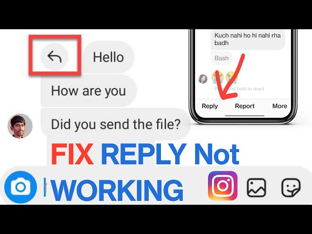 Instagram Reply to Specific Message Not Working | Instagram swipe reply not working 2024