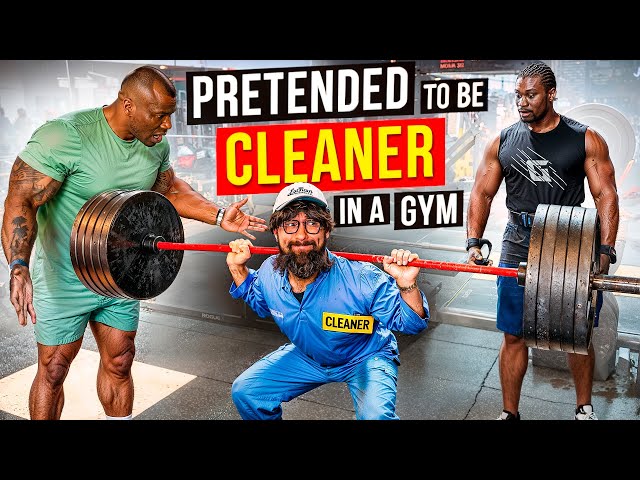 Elite Powerlifter Pretended to be a CLEANER #22 | Anatoly GYM PRANK