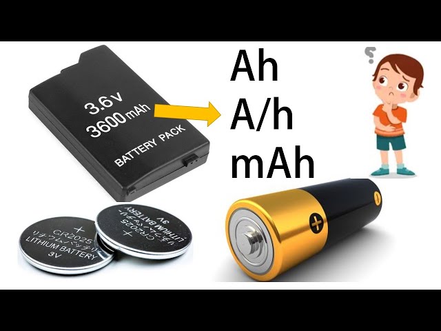 What is Amp/Hour mA/h on Battery Cell BULB Electronics Circuits
