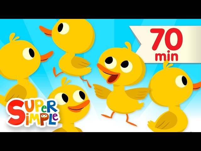 Five Little Ducks + More | Kids Songs and Nursery Rhymes | Super Simple Songs