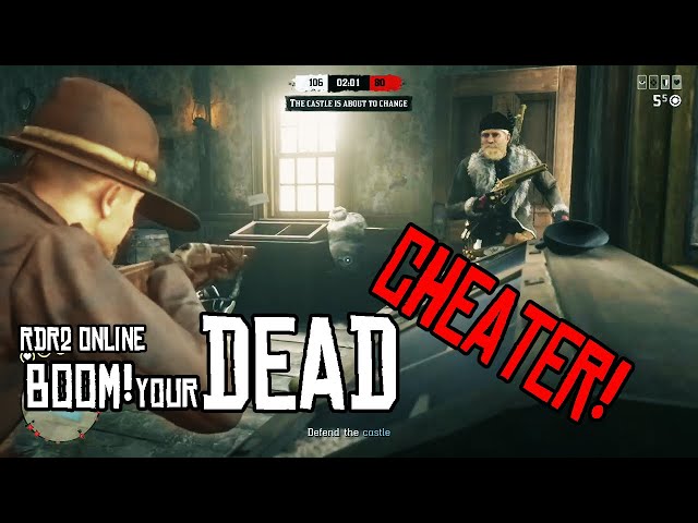 RDR2 Online - Stealing A WIN From Pathetic (Off Radar/ No Lock On) CHEATS!
