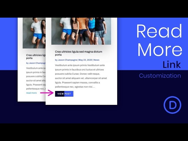 How to Customize the “Read More” Link in the Divi Blog Module