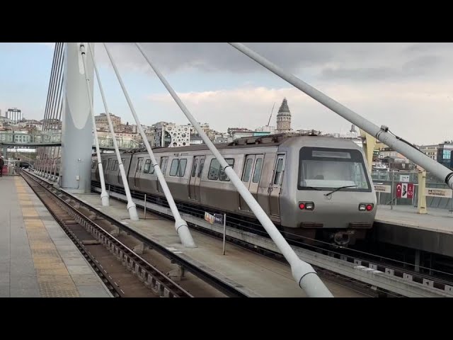 Metro in Istanbul, Turkey 2024 -  İstanbul Metrosu