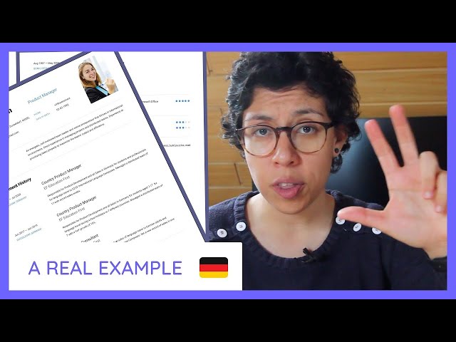 Germany CV FORMAT 🤓 [a GUIDE for EXPATS]