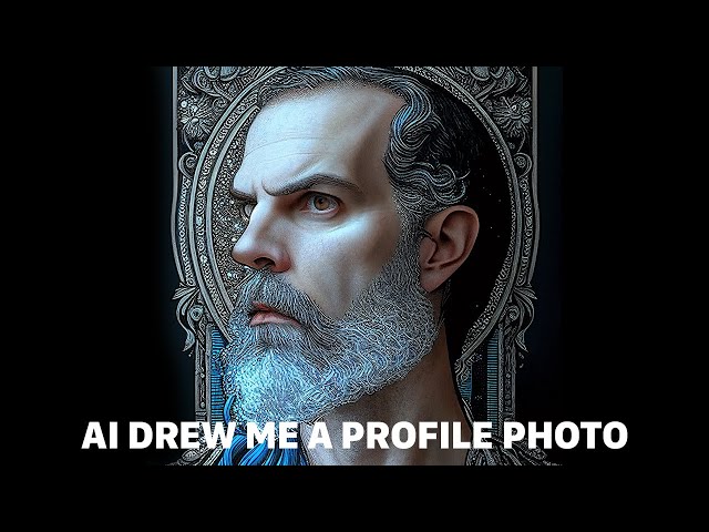 I asked AI to create me a profile photo   ￼