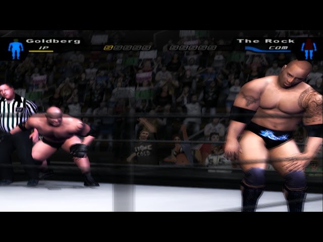 WWE SmackDown HCTP Goldberg Vs The Rock Extreme Moments (Here Comes The Pain)