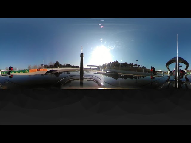 Take a look around! 360-degree view from F1 Testing