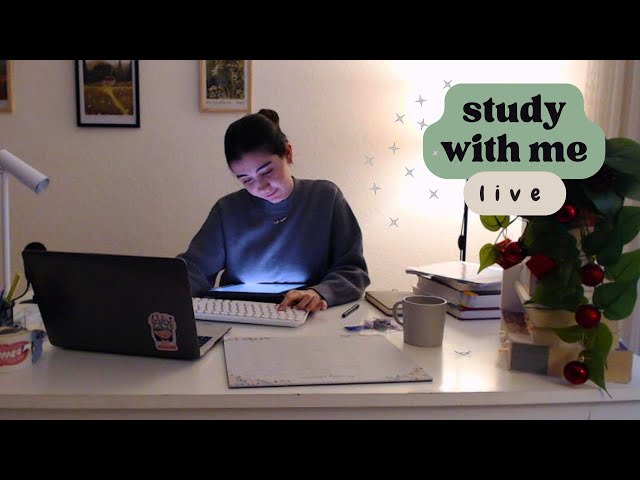 Study with me live 90 minutes
