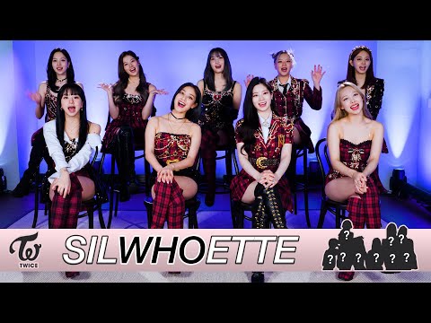 TWICE Plays The Late Show's SILWHOETTE Game