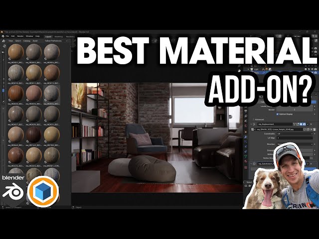 Is this the BEST Material Add-On for Blender?