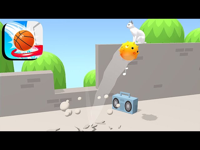 Bounce Dunk ​- All Levels Gameplay Android,ios (Part 138)