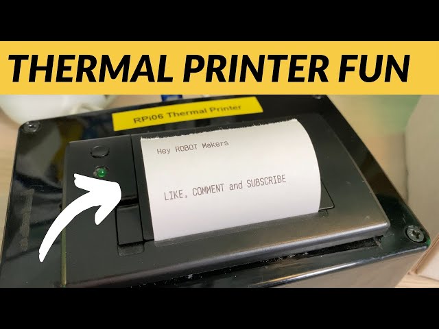 Raspberry Pi Zero Thermal Printer fun project