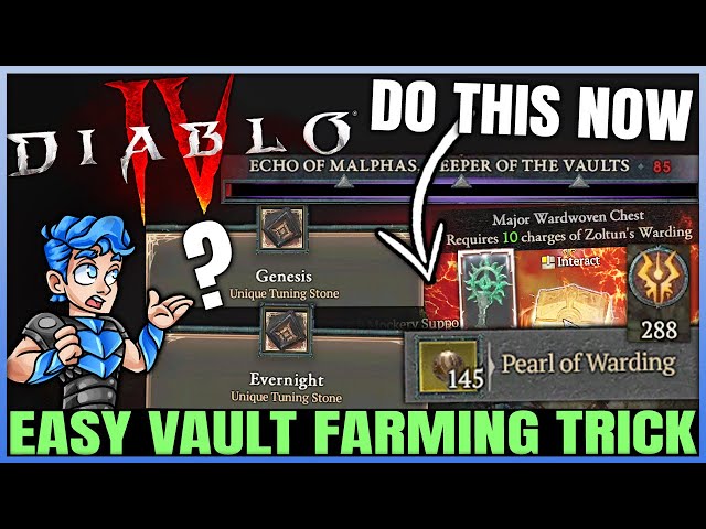Diablo 4 - How to BREAK Vaults & INFINITE Legendaries - Nightmare Vault & Echo of Malphas Guide!