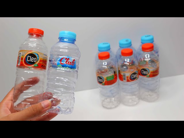 3 Ide Kreatif Botol Plastik Air Mineral Mini | Wadah serbaguna | Plastic Bottle Craft DIY Ideas