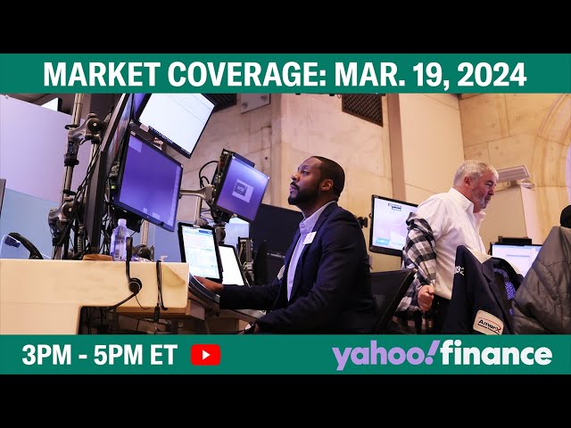 Stock market today: S&P 500 hits fresh record as all eyes turn to Fed decision | March 19, 2024