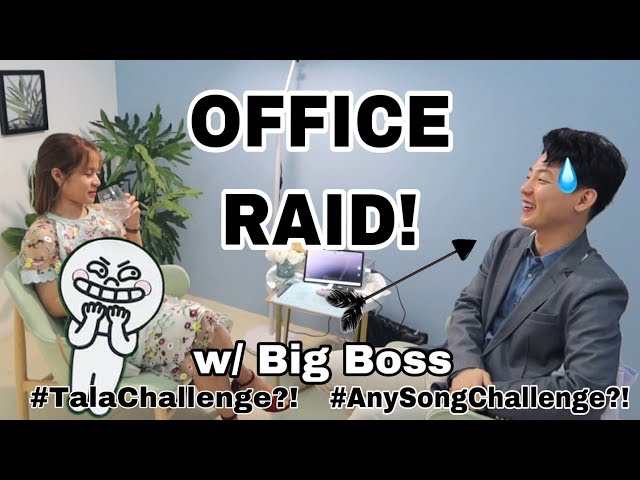 OFFICE RAID w/ Big Boss! (CEO turned dancer?!) | Kristel Fulgar