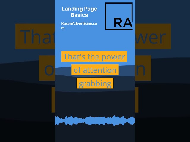 Landing Page Basics for #legalmarketing