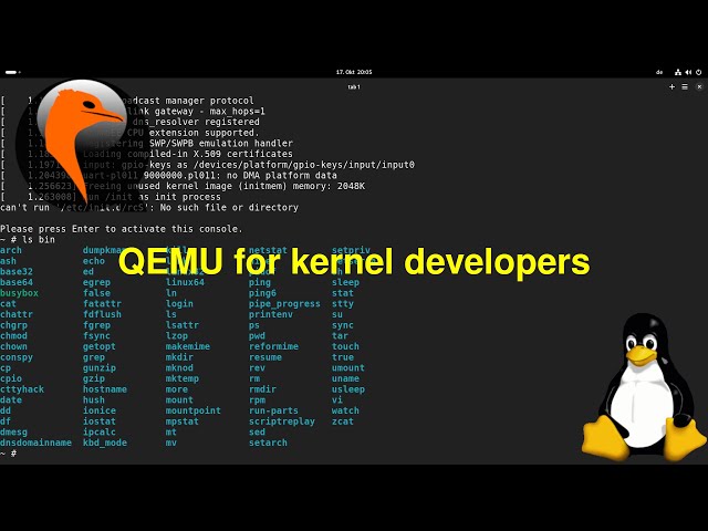 QEMU for Linux kernel developers