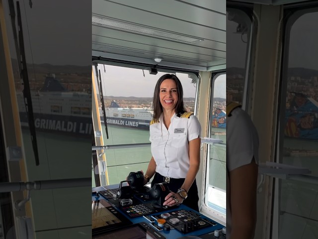 It was great to hang out yesterday, thanks for having us Captain Kate McCue! #shortsfeed #cruiseship