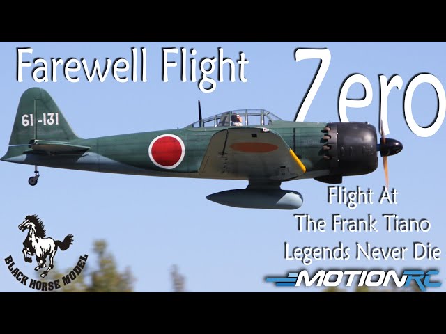 Black Horse Zero Farewell Flight At The Frank Tiano Fly-In | Motion RC
