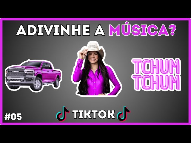 ADIVINHE A MÚSICA DO TIKTOK COM EMOJIS - DESAFIO MUSICAL #05