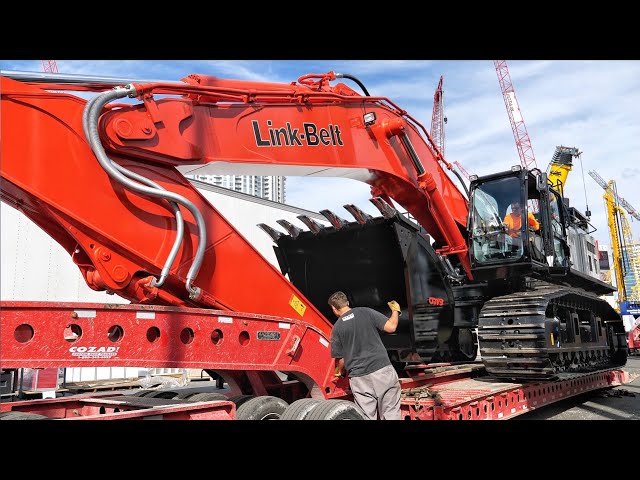 Link-Belt's Largest Excavator Leaving CONEXPO  2020