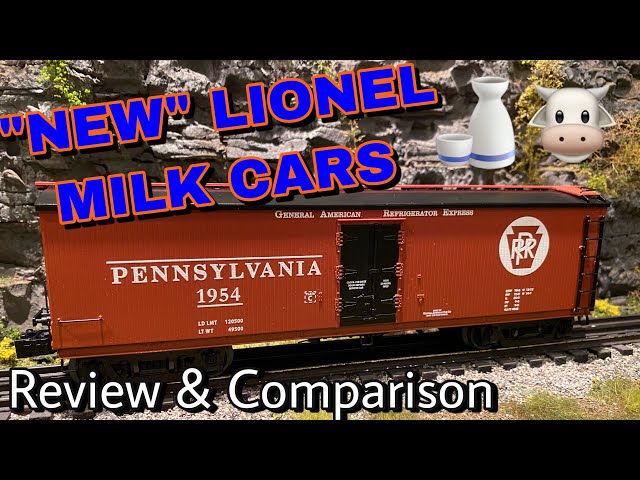 NEW Lionel Milk Cars - Review & Comparison