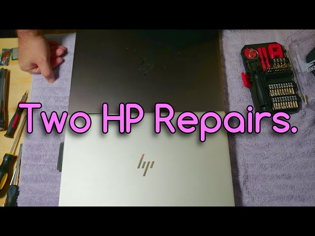 Two HP Repairs Stream (2022-10-07 @ 10:30 EDT) - Jody Bruchon Tech