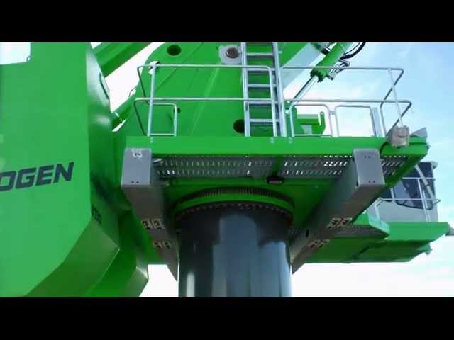 SENNEBOGEN - Balancer Technology: 8130 Equilibrium-Handler with counterweight introduced in Germany