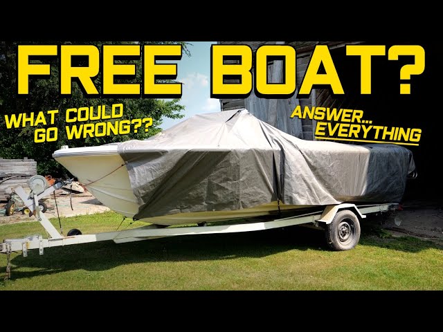 Will a FREE Boat Run & Drive or SINK after YEARS of Neglect?
