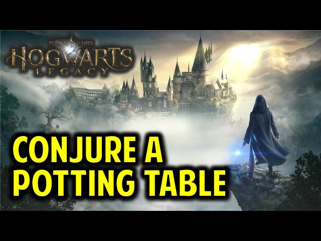 Conjure Potting Table & Potions Station | The Room of Requirement | Hogwarts Legacy