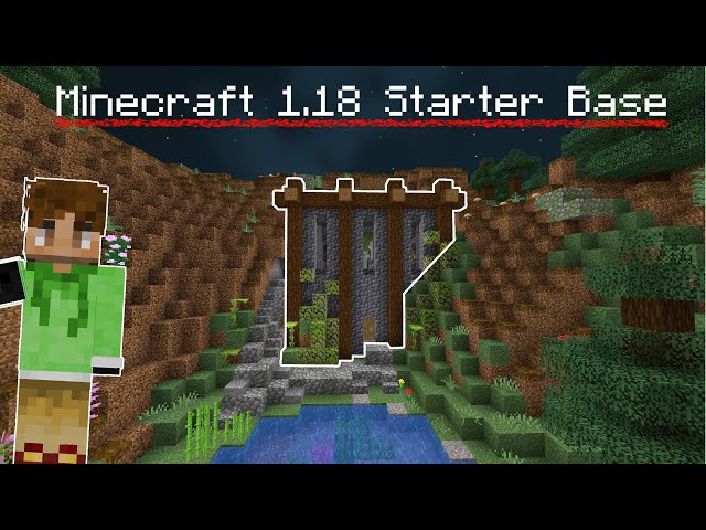 How to build a Minecraft 1.18 Starter Base!
