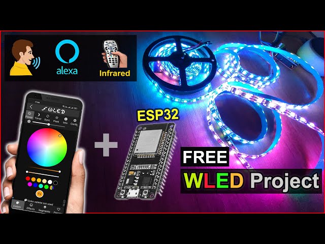 How to make Voice control ESP32 WLED Project [ IoT Project ]