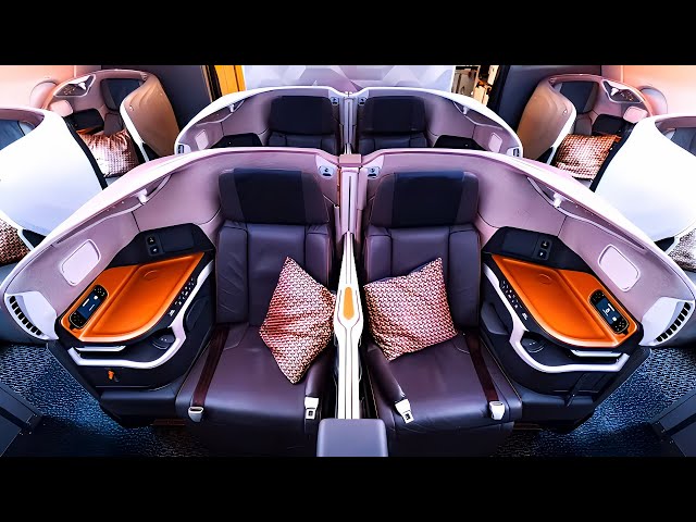 Singapore Airlines Business Class A350 and A380 Flight from Male to Tokyo via Singapore