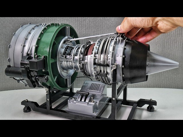I Built a MINIATURE Turbofan Engine. Assembly and Start of the Model Kit