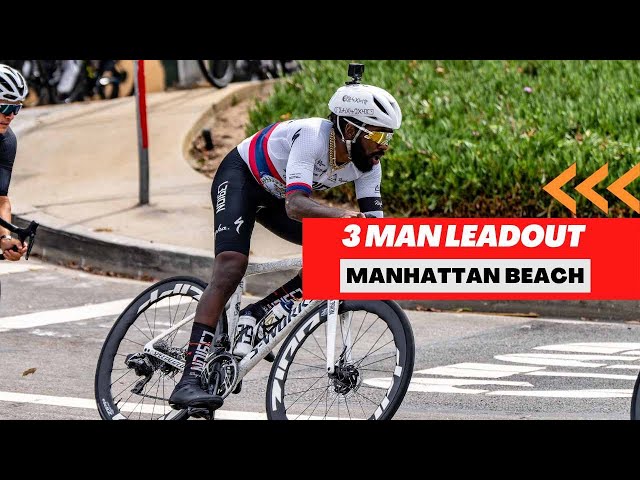 Doing a leadout with 3 teammates! | Manhattan Beach GP |
