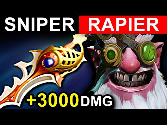 RAPIER SNIPER DOTA 2 PATCH 7.06 NEW META FUNNY GAMEPLAY