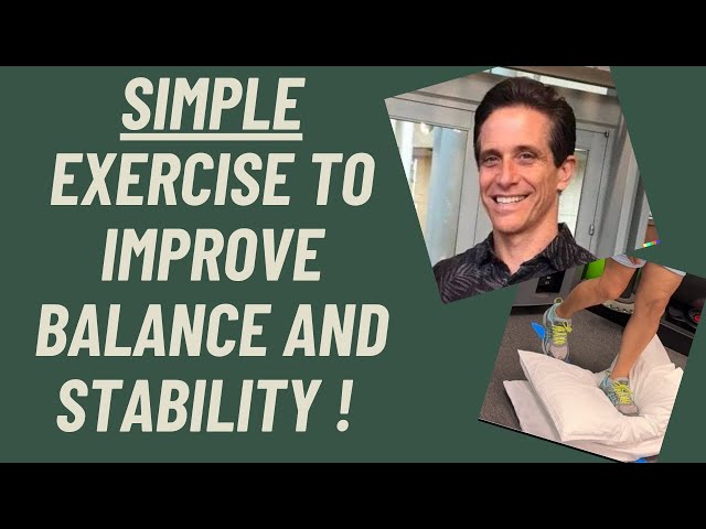 Seniors: Simple Exercise to improve your balance and stability!