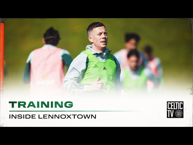 CelticFC Training: The Bhoys prepare for Sunday's game in Dundee!