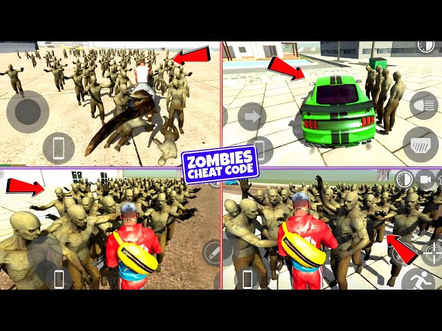 Zombie Mode Cheat Code in Indian Bikes Driving 3D | Indian Bike Driving 3D Cheat Code