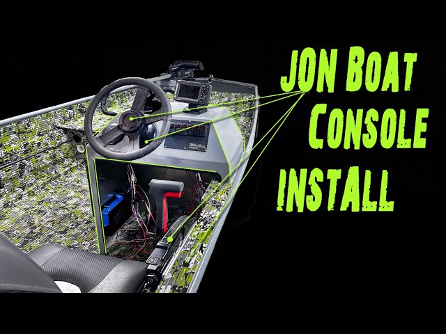 How to rig a steering console in a jon boat