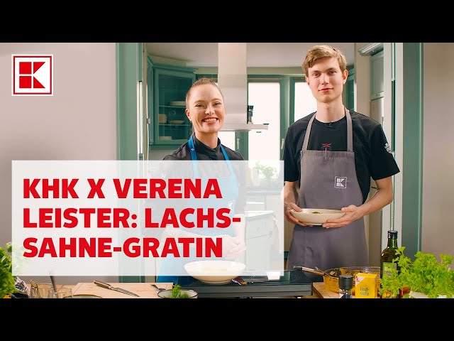 Kaufland Hangry Knights & Verena Leister I Lachs-Sahne-Gratin einfach selbst machen | Kaufland