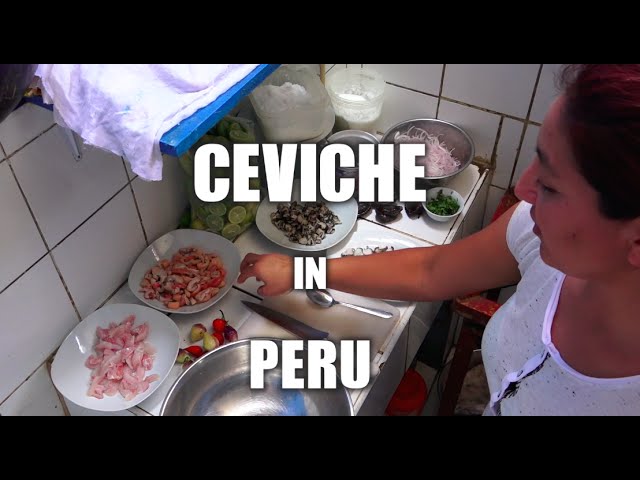 Ceviche in Peru (Huarmey) / Ceviche Peruano
