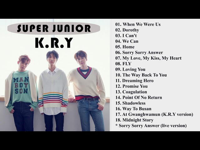 SUPER JUNIOR K.R.Y Best Songs Compilation