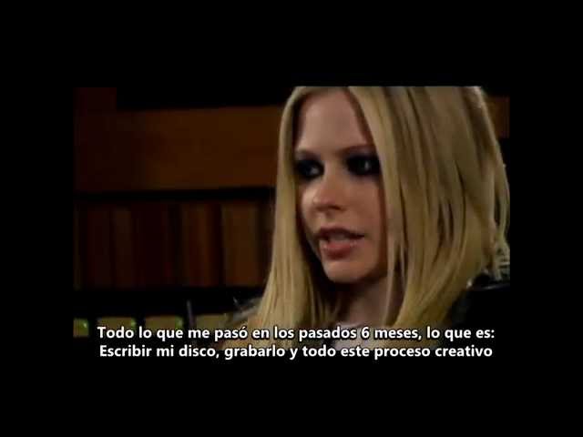 Avril Lavigne - The Making of THE BEST DAMN THING (Pt1) [SUB ESPAÑOL]